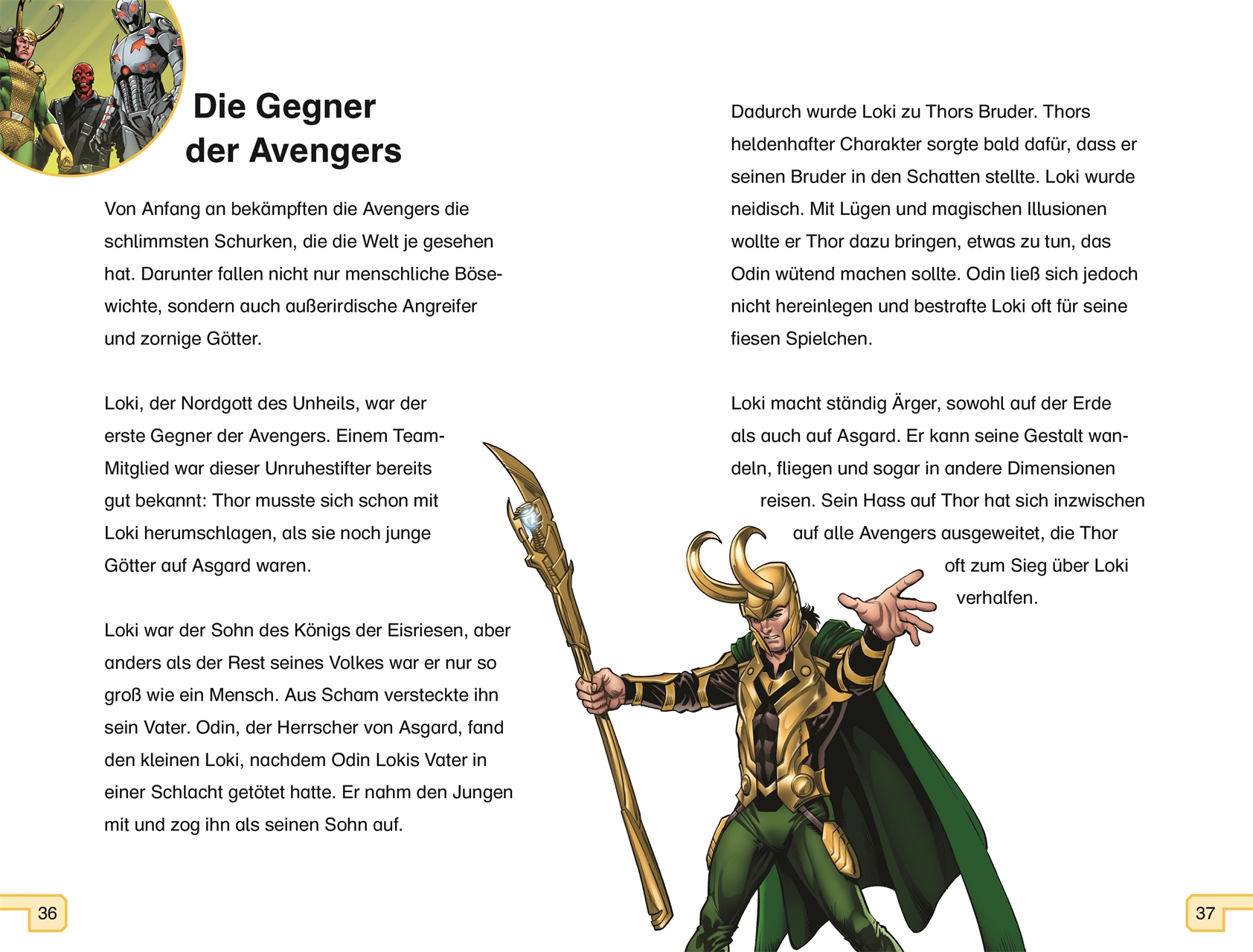 SUPERLESER! MARVEL Avengers Die Geschichte der Superhelden