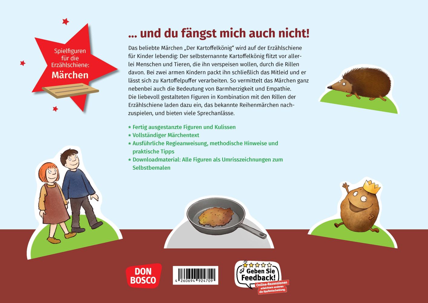 Der Kartoffelkönig. Erzählschienen-Figurenset