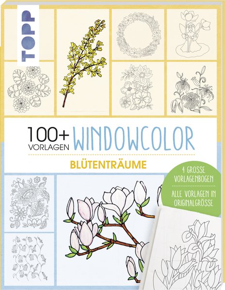 Vorlagenmappe Windowcolor – Blütenträume