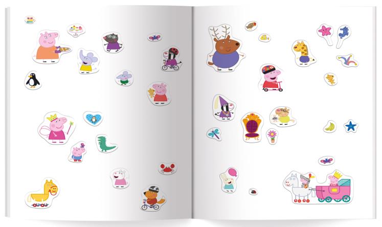Peppa Pig Mein Stickeralbum mit 100 Stickern