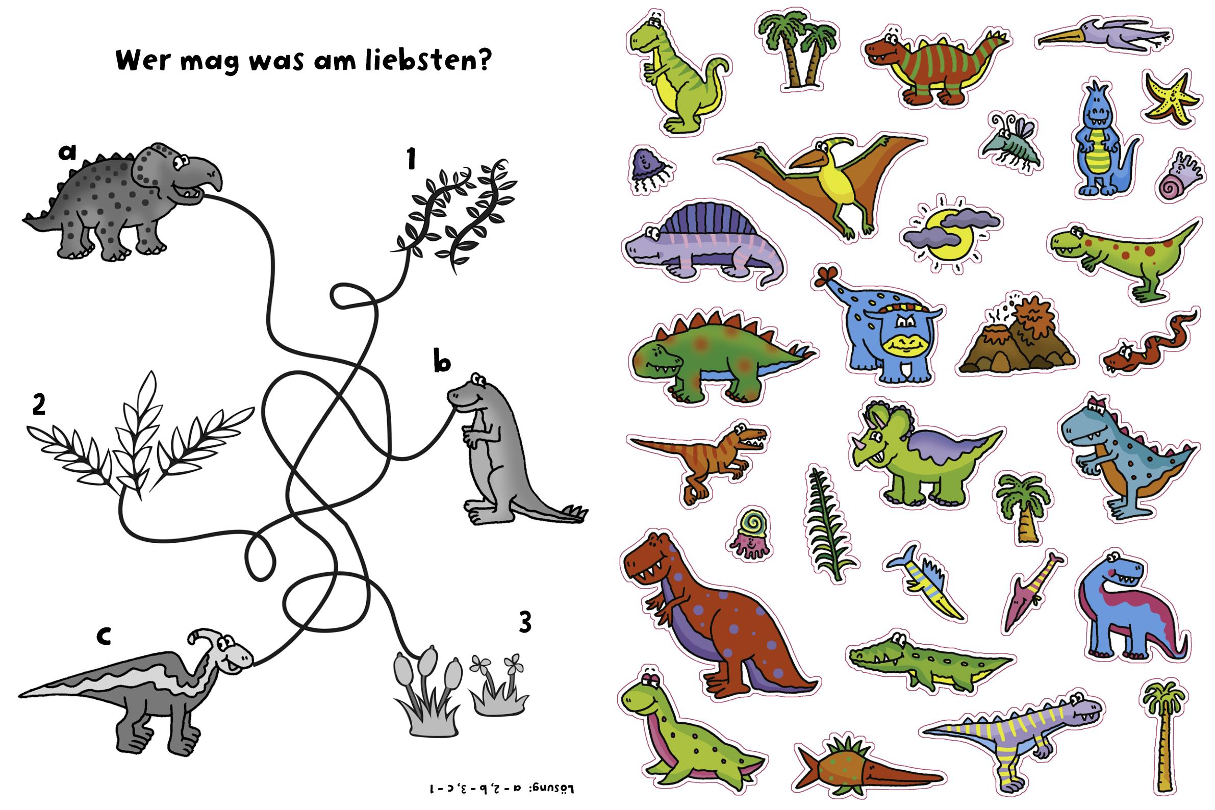 555 Sticker Dinosaurier