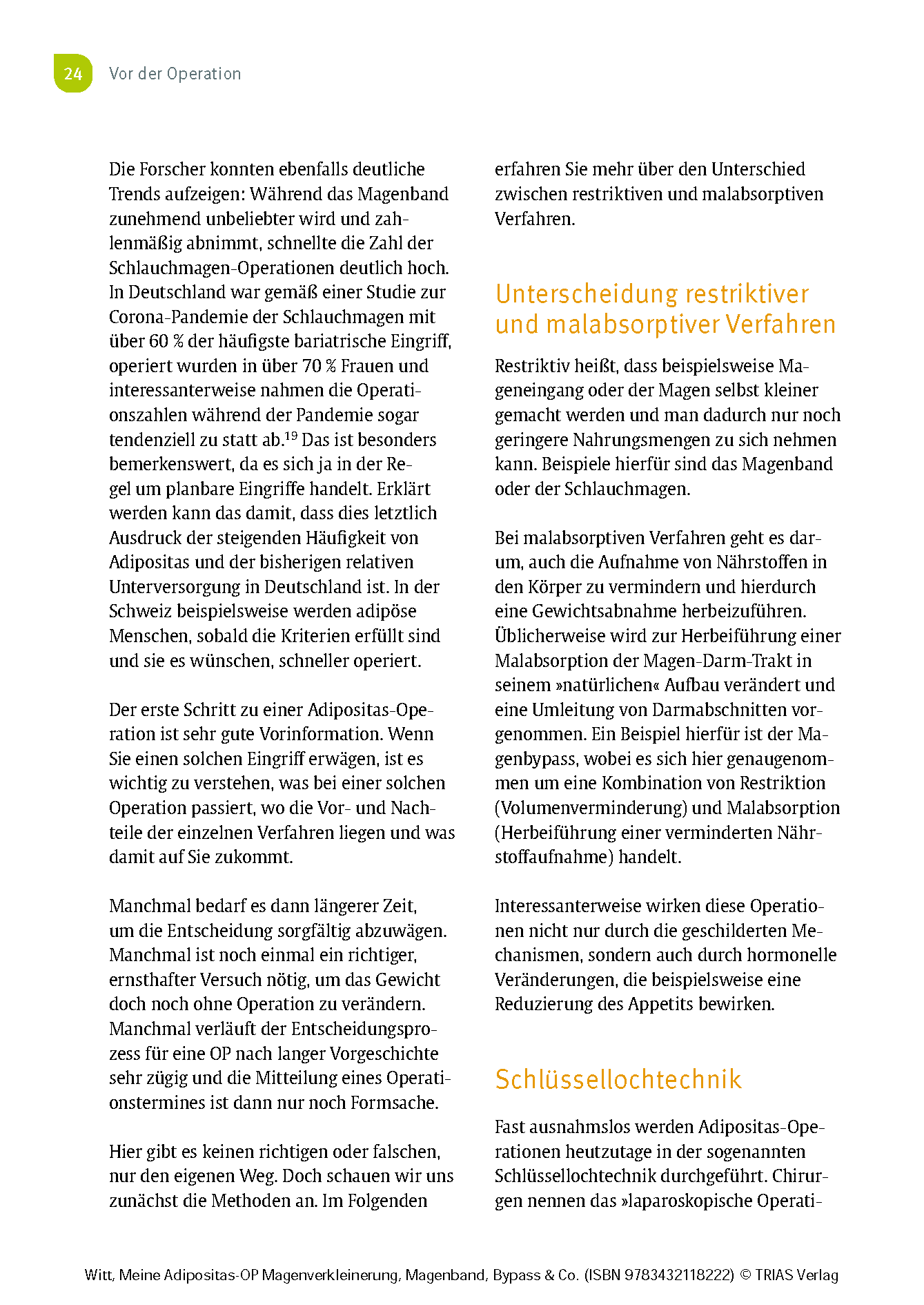 Meine Adipositas-OP. Magenverkleinerung, Magenband, Bypass & Co.