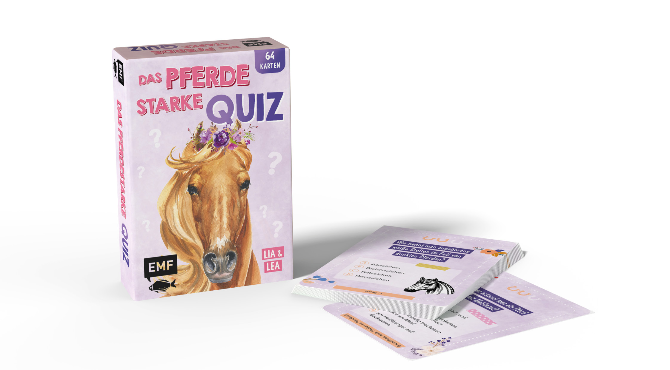 Kartenspiel: Das pferdestarke Quiz von den beliebten Social-Media-Stars Lia und Lea – # ponylife Kartenspiel: Das pferdestarke Quiz von den beliebten Social-Media-Stars Lia und Lea – # ponylife