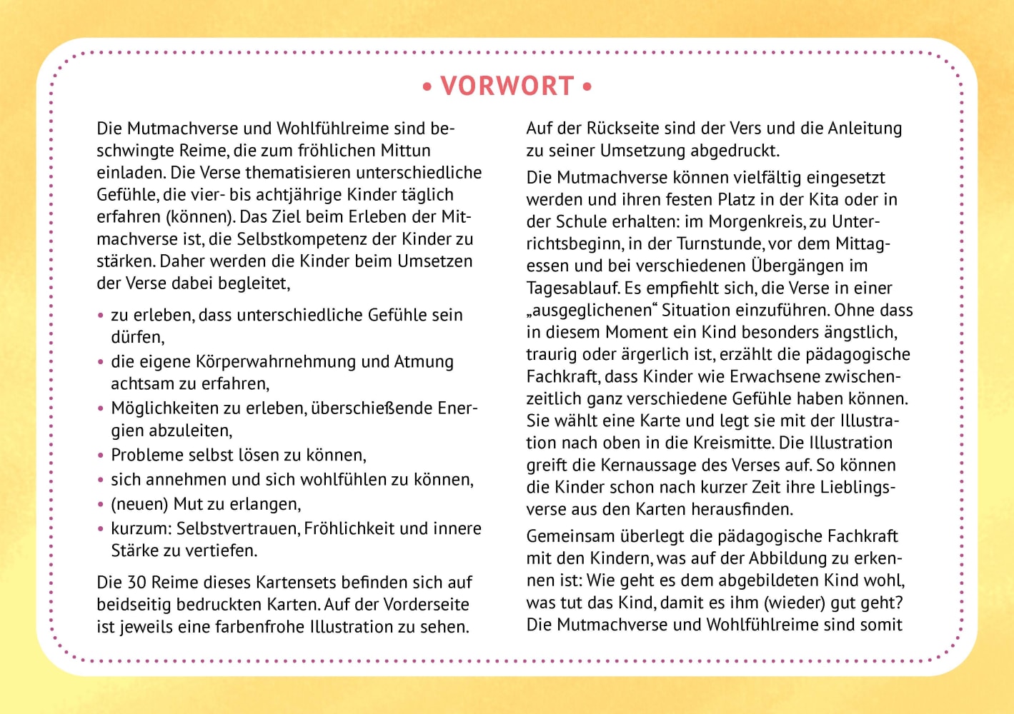 30 Mutmachverse und Wohlfühlreime