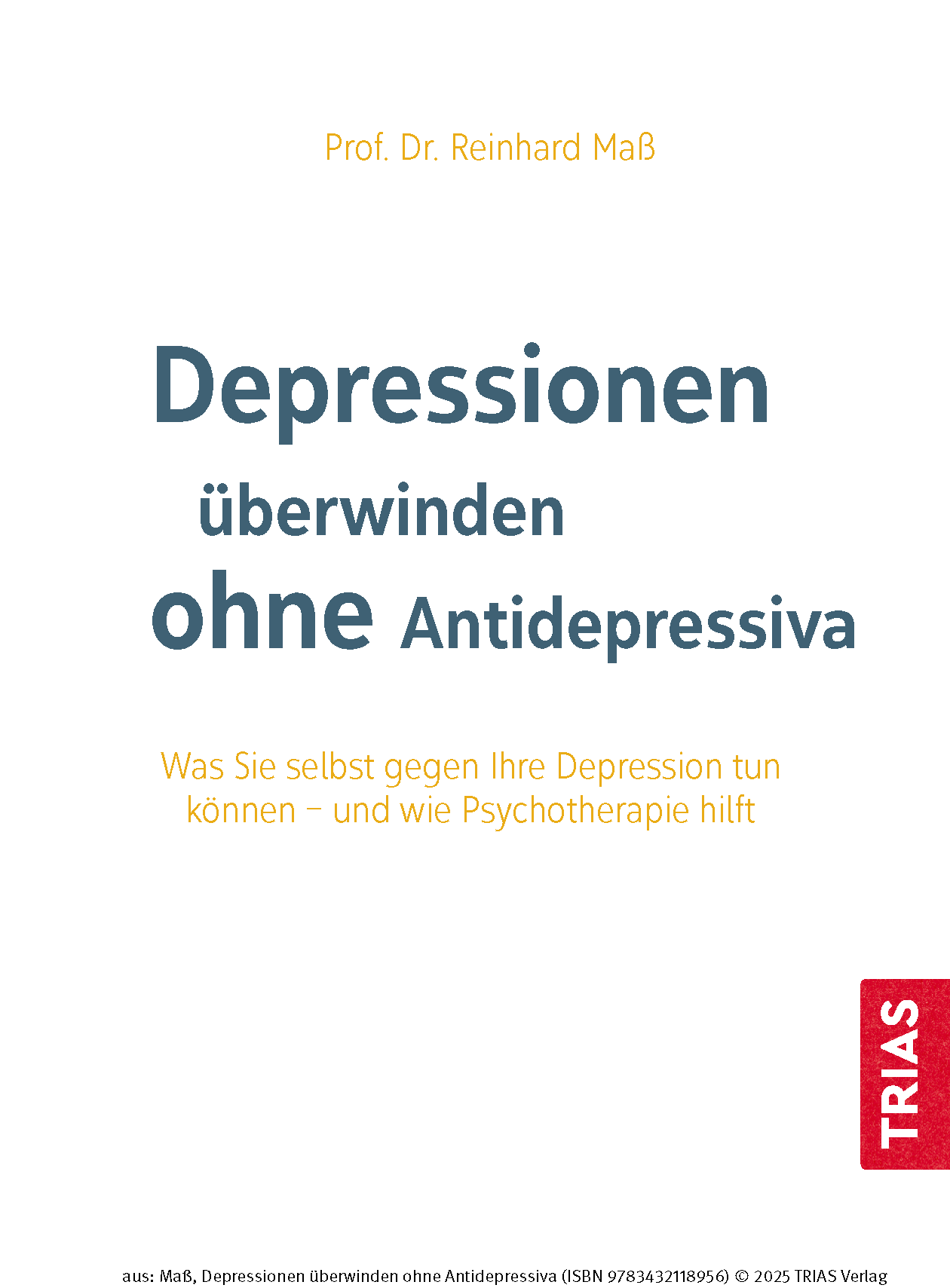 Depressionen überwinden ohne Antidepressiva