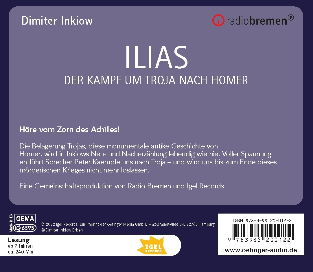 Ilias (Audio-CD)