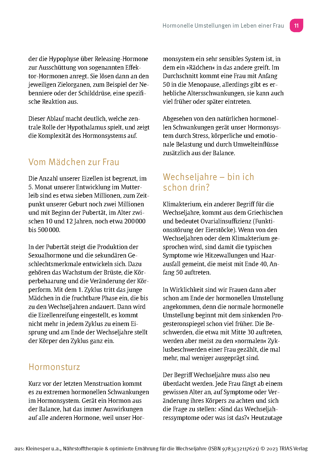 Nährstofftherapie & optimierte Ernährung für die Wechseljahre