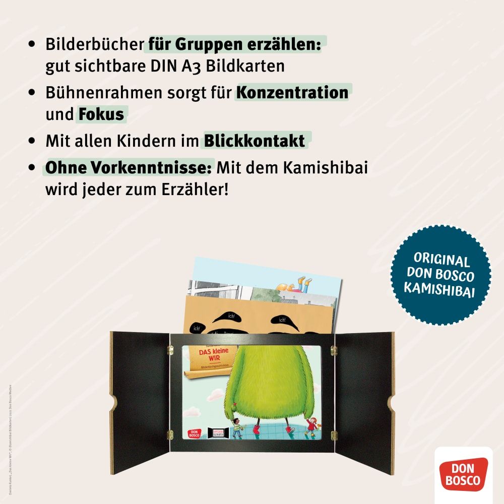 Hase Hibiskus und die Fußball-Waldmeisterschaft. Kamishibai Bildkartenset