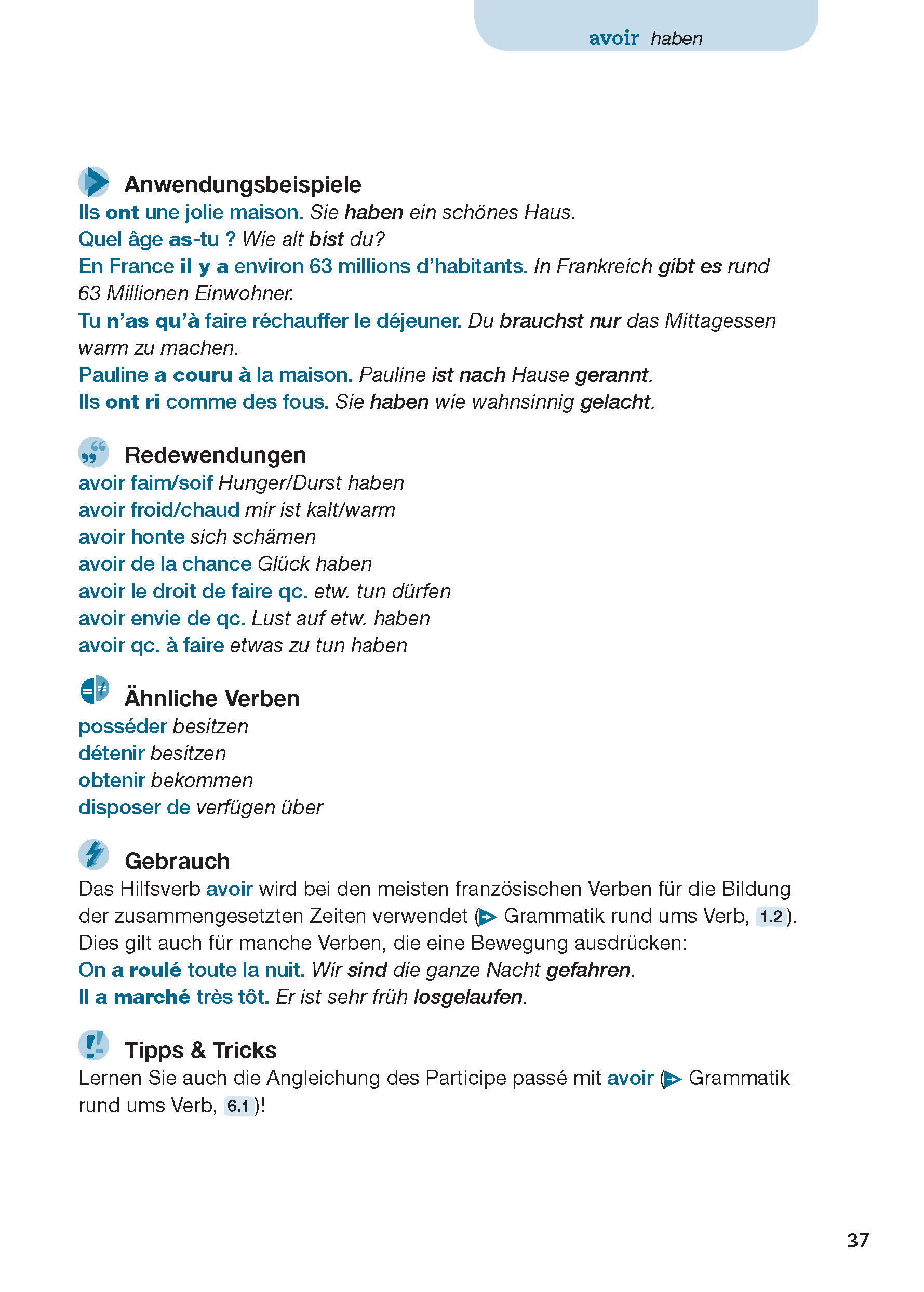 Langenscheidt Verbtabellen Französisch