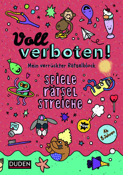 Voll verboten! Mein verrückter Rätselblock 2 – Ab 8 Jahren