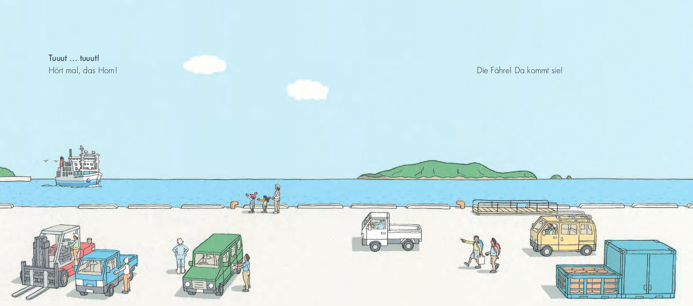 Die Fähre ist da!