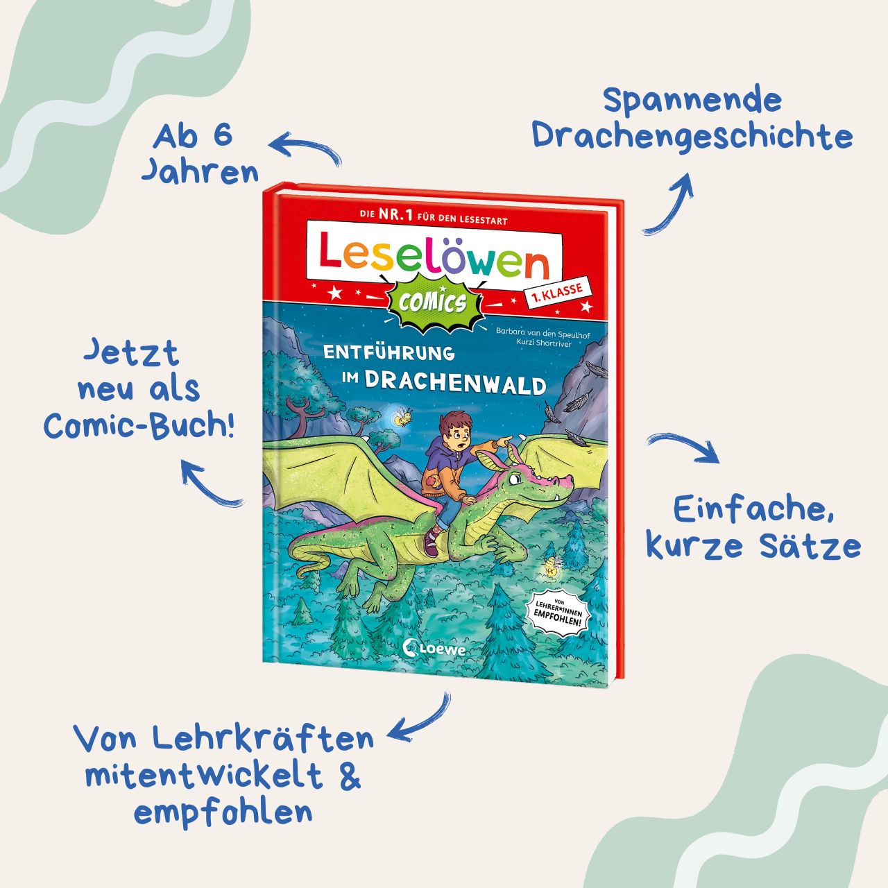 Leselöwen Comics 1. Klasse - Entführung im Drachenwald