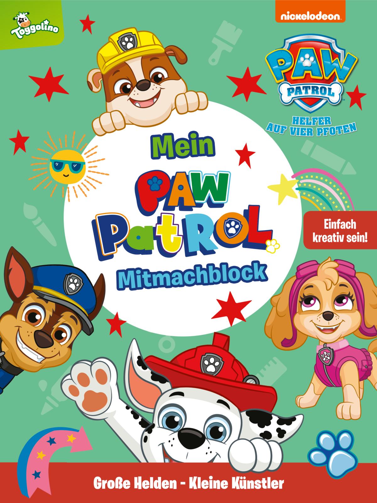 PAW Patrol: Große Helden - Kleine Künstler: Mein PAW-Patrol-Mitmachblock