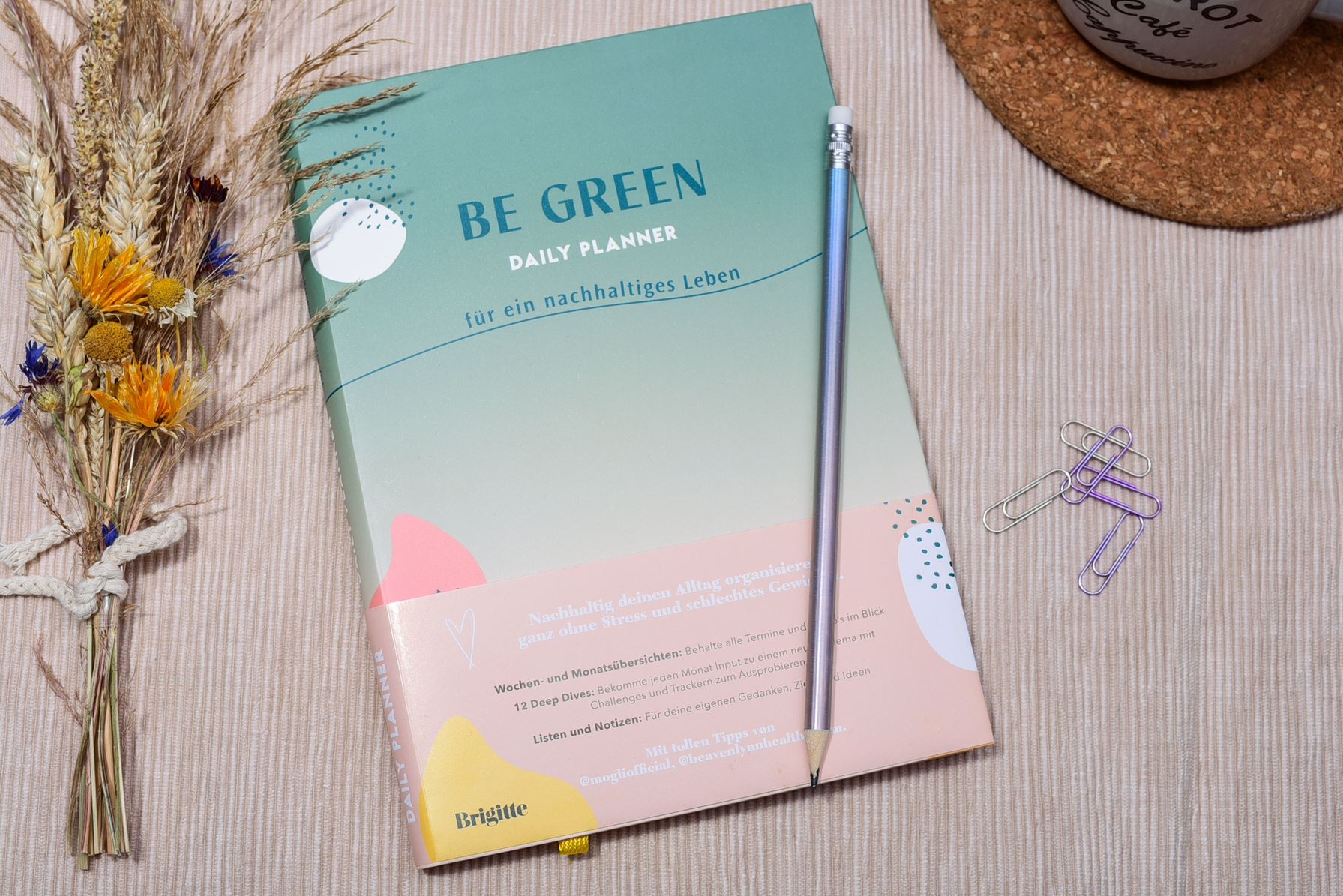 Be Green Daily Planner