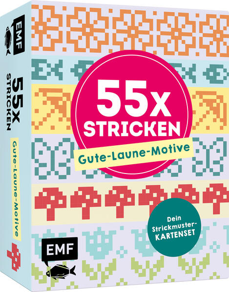 55 x stricken – Gute-Laune-Motive: Deine Strickmustersammlung als Kartenset 55 x stricken – Gute-Laune-Motive: Deine Strickmustersammlung als Kartenset