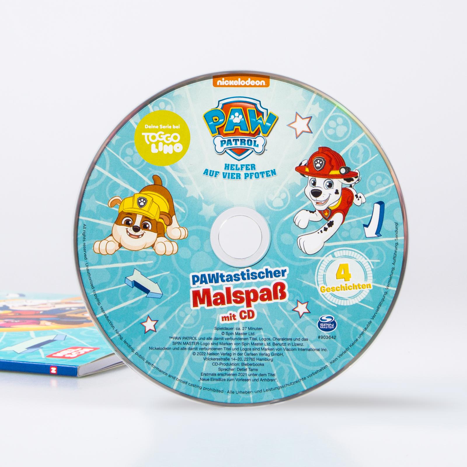 PAW Patrol Kindergartenheft: PAWtastischer Malspaß mit CD