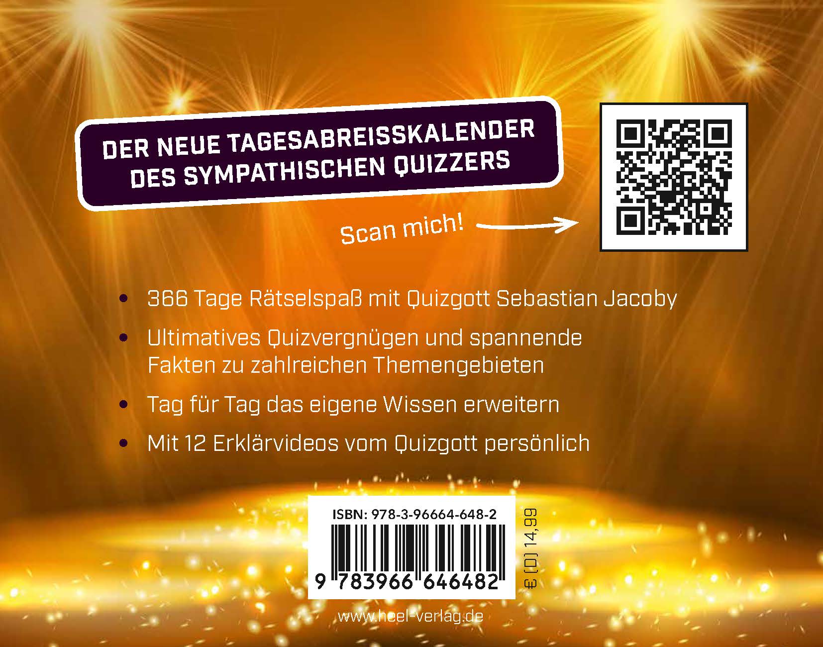 So werden Sie zum Quizgott Kalender 2024 – Tagesabreißkalender