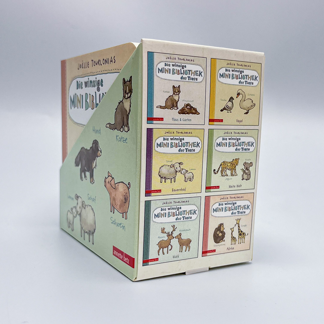 Die winzige Mini-Bibliothek der Tiere (Die Mini-Bibliothek der Wörter, Bd.)