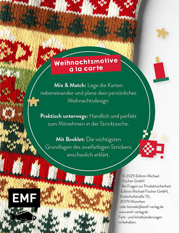 55 x stricken – Weihnachts-Motive: Deine Strickmustersammlung als Kartenset 55 x stricken – Weihnachts-Motive: Deine Strickmustersammlung als Kartenset