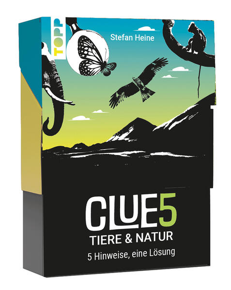 CLUE5 #Tiere. 5 Hinweise, nur eine Lösung. Das Trend-Quiz für deine Tasche