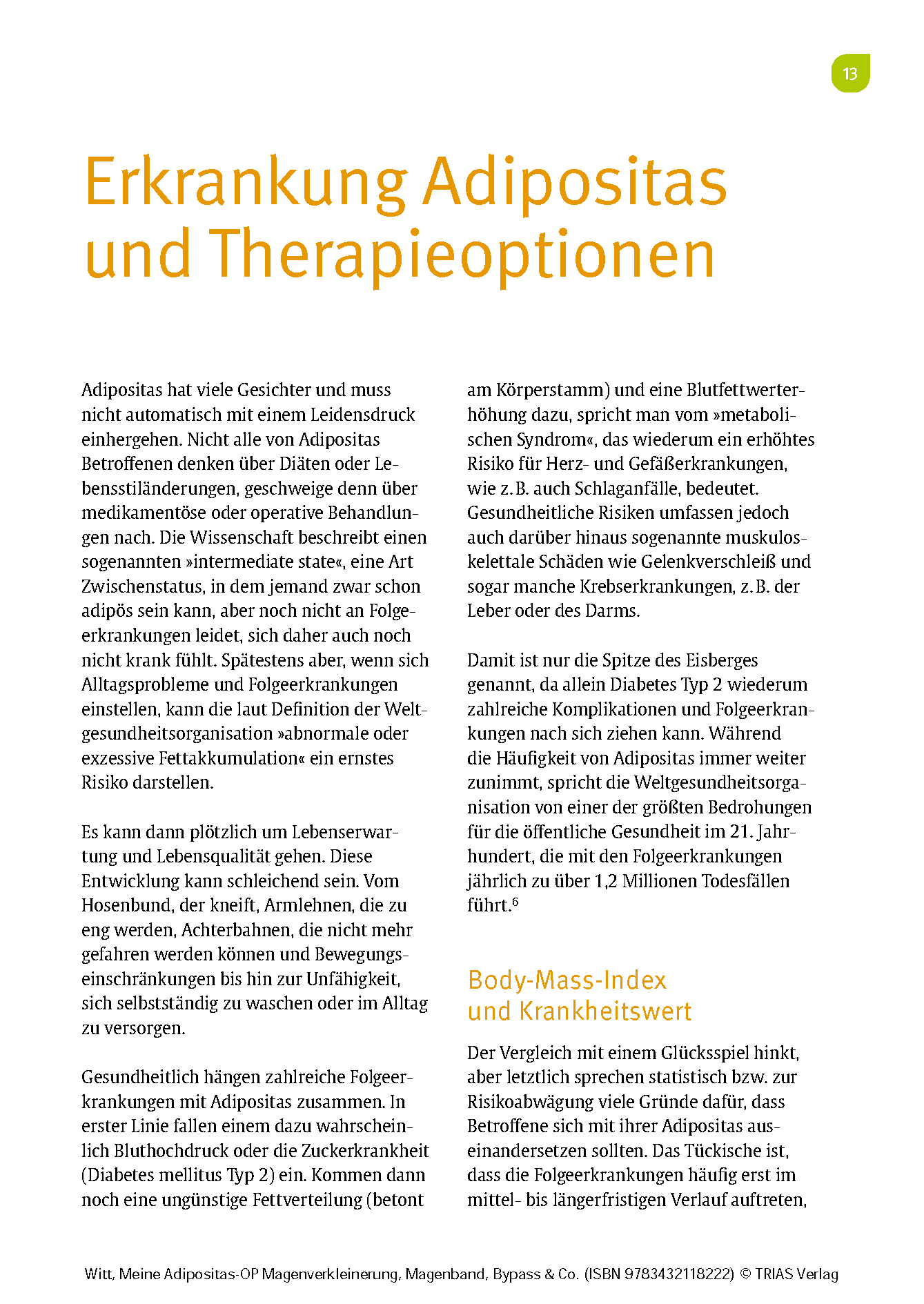 Meine Adipositas-OP. Magenverkleinerung, Magenband, Bypass & Co.