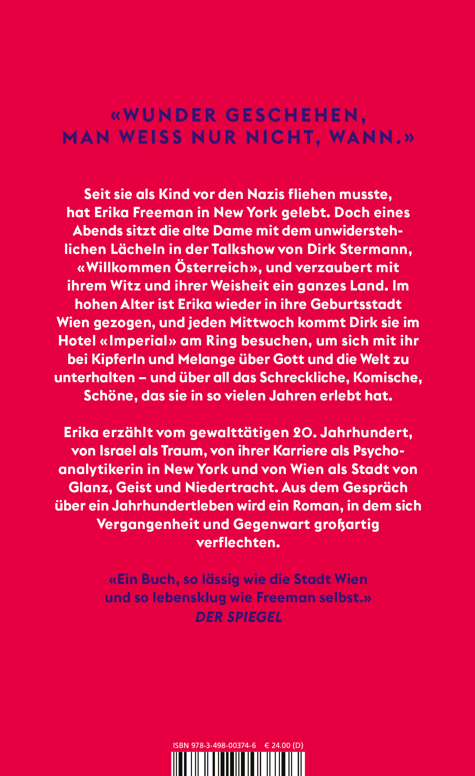 «Mir geht's gut, wenn nicht heute, dann morgen.»