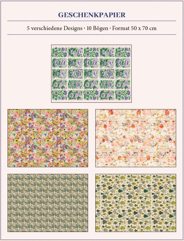 Geschenkpapier-Heft Englische Landschaftsgärten