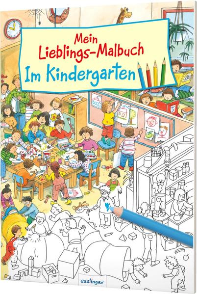 Mein Lieblings-Malbuch – Im Kindergarten