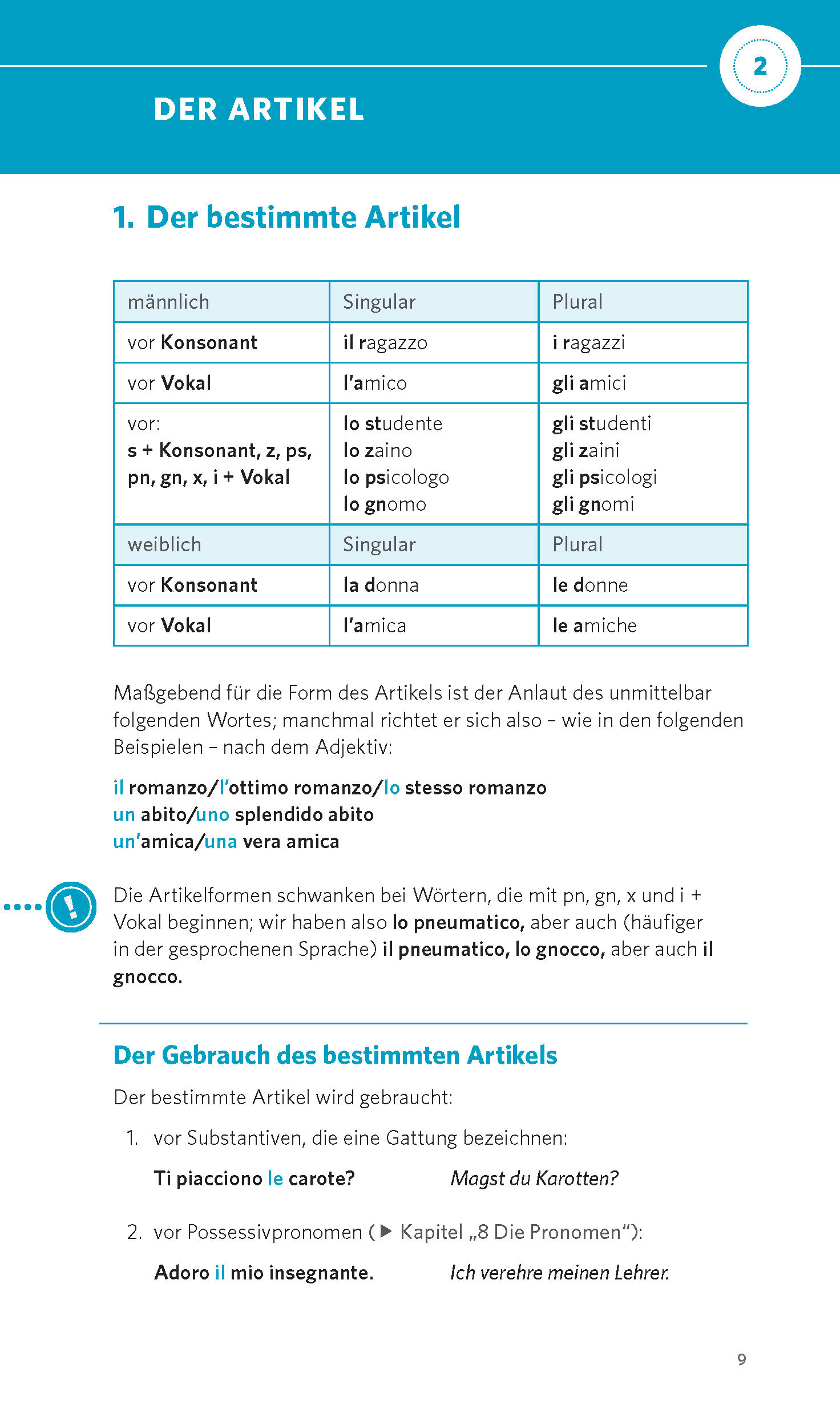 PONS Grammatik kurz & bündig Italienisch