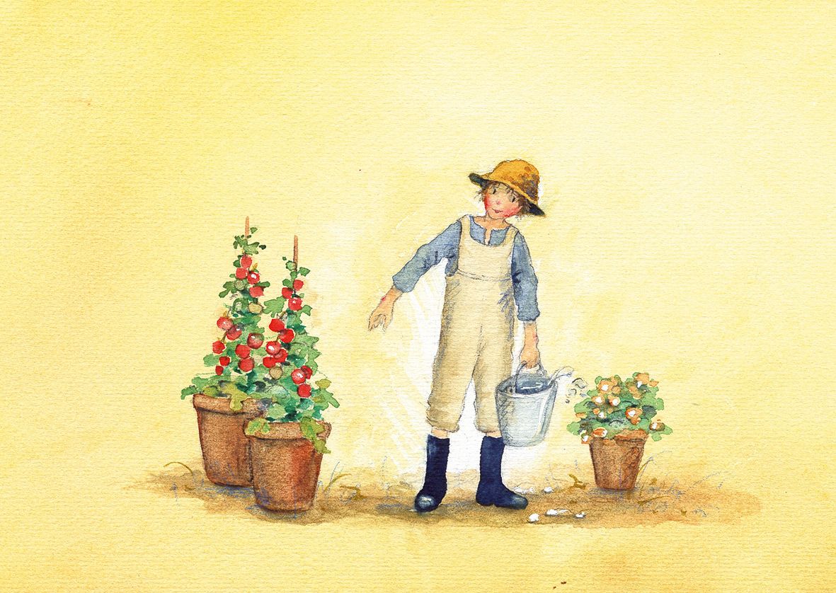 Postkartenbuch »Gartenkinder«