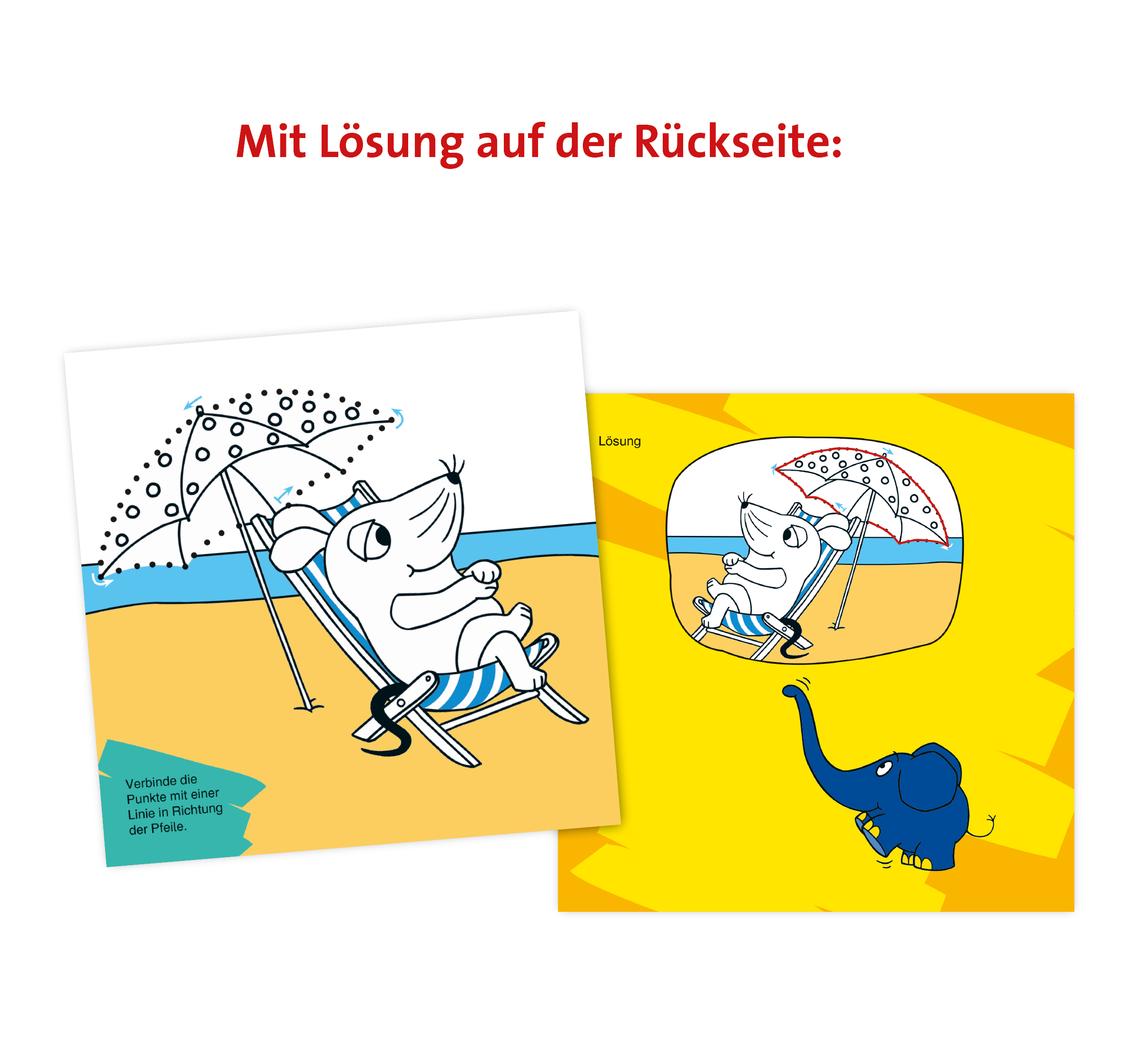 Die Maus Mein Rätselblock Punkte verbinden Die Maus Mein Rätselblock Punkte verbinden