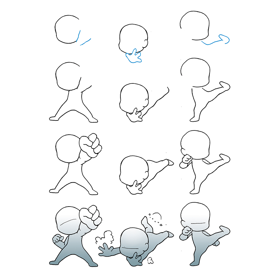 1000 Manga Motive zeichnen