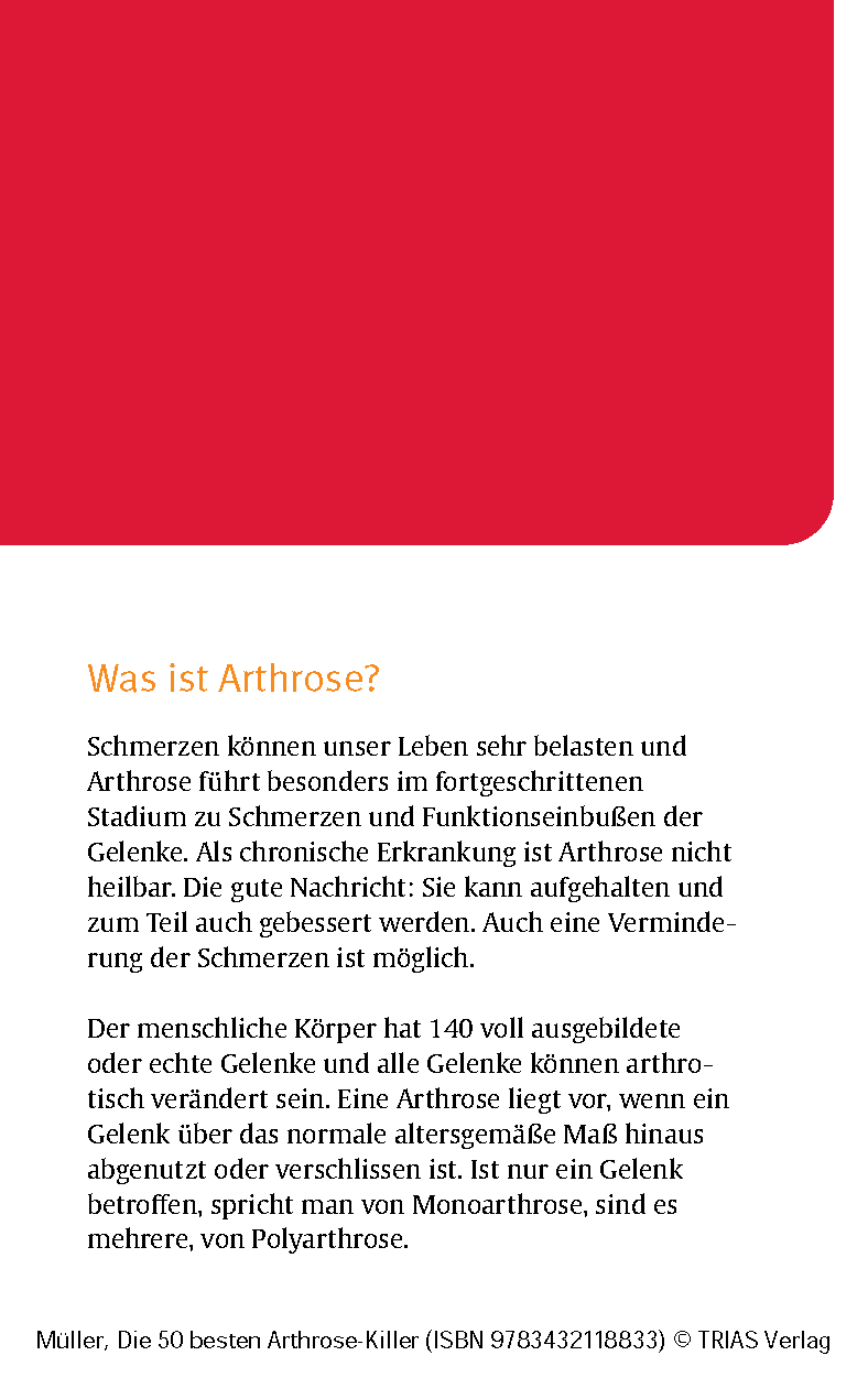 Die 50 besten Arthrose-Killer Die 50 besten Arthrose-Killer
