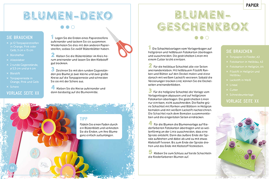 Das Rentner-Bastelbuch. In großer Schrift.