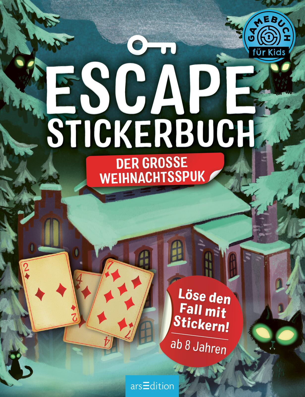 Escape-Stickerbuch – Der große Weihnachtsspuk