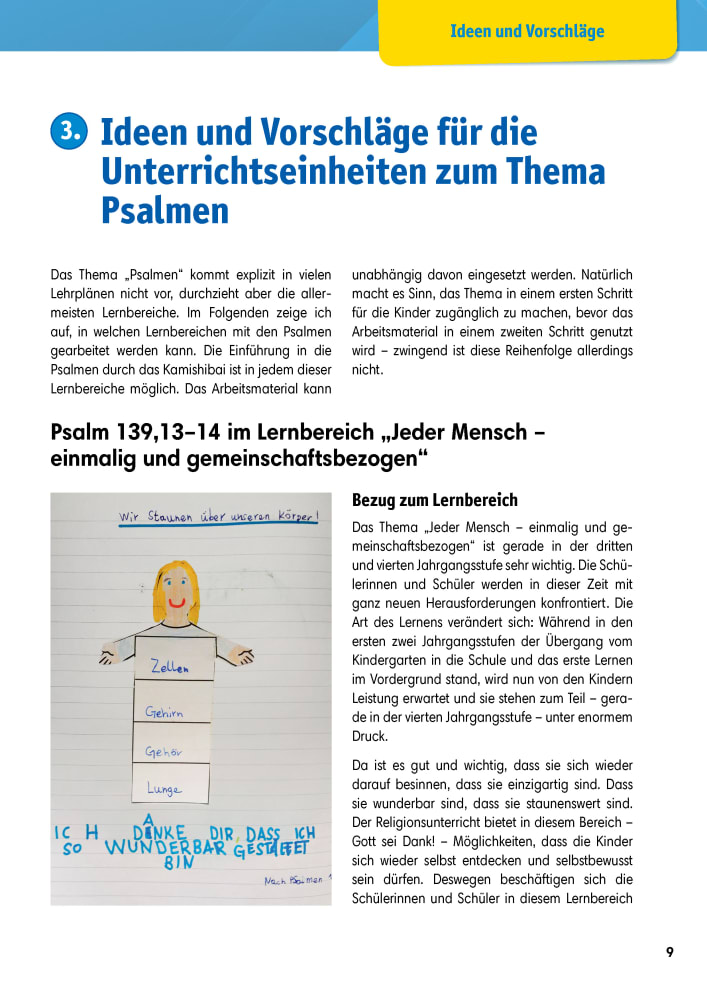 Arbeitsmaterial Grundschule. Religionsunterricht. Gottesbilder mit Psalmen entdecken und erleben