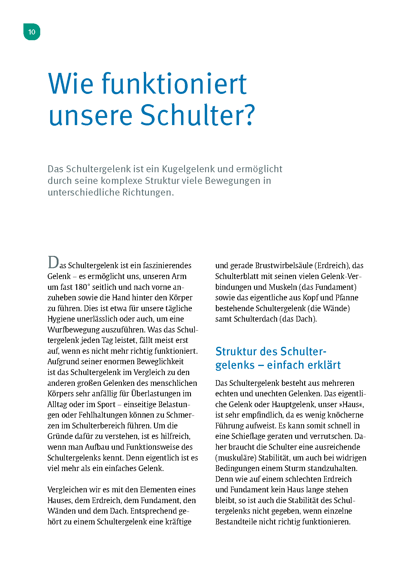 Experten-Sprechstunde Schulter
