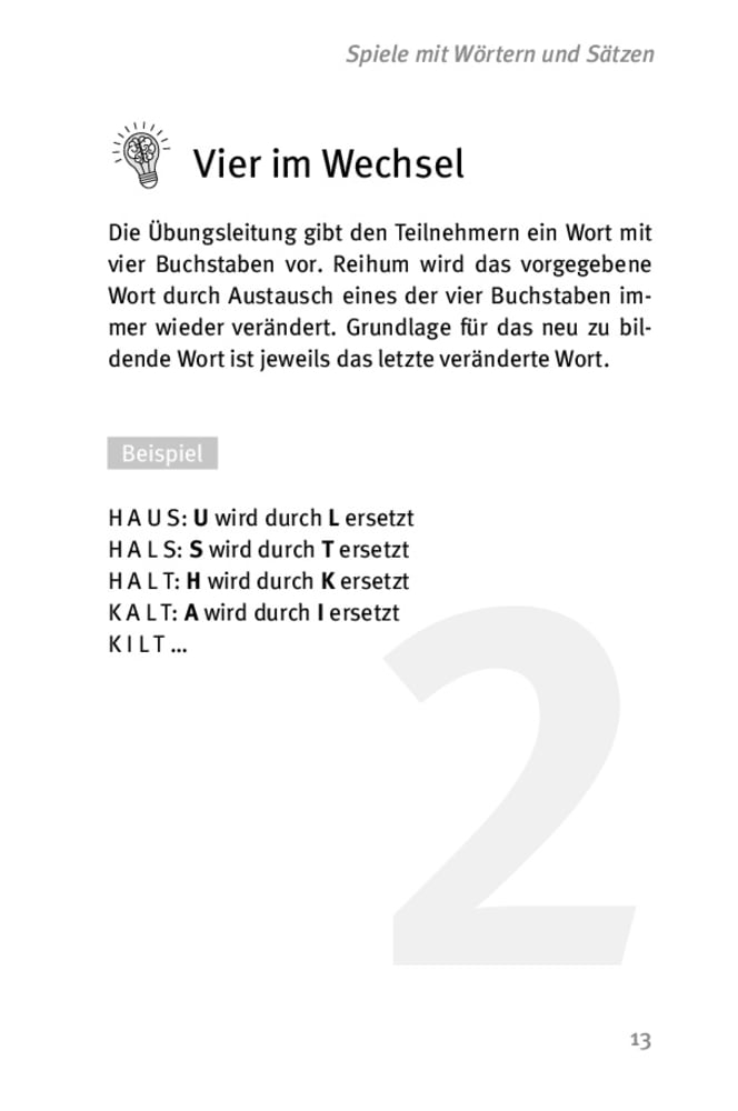 Die 50 besten Spiele zum Gedächtnistraining mit Senioren Die 50 besten Spiele zum Gedächtnistraining mit Senioren