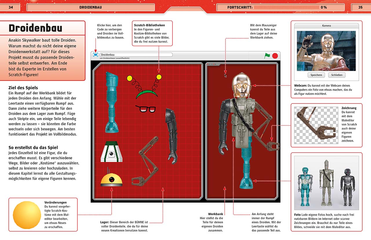 Star Wars™ Spiele programmieren