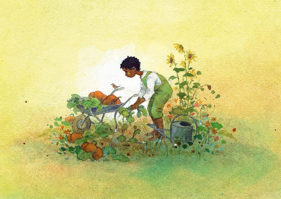 Postkartenbuch »Gartenkinder«