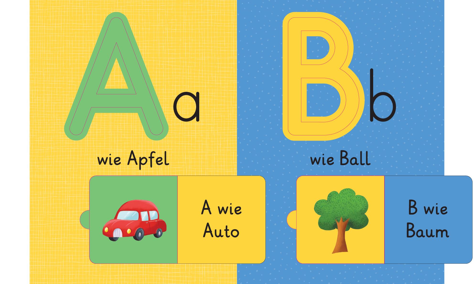Mein erstes Buchstaben-Lernbuch mit Spurrillen und Klappen