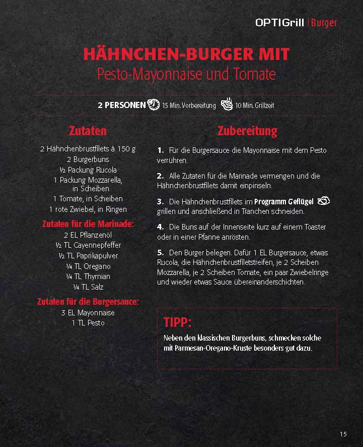 OPTImal Grillen - OPTIgrill Kochbuch Rezeptbuch OPTImal Grillen - OPTIgrill Kochbuch Rezeptbuch