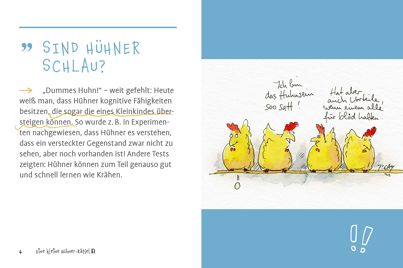 Eine kleine Hühner-RätselEI
