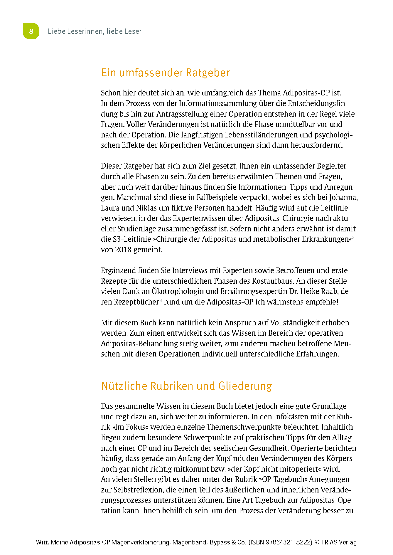 Meine Adipositas-OP. Magenverkleinerung, Magenband, Bypass & Co.