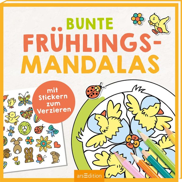 Bunte Frühlings-Mandalas