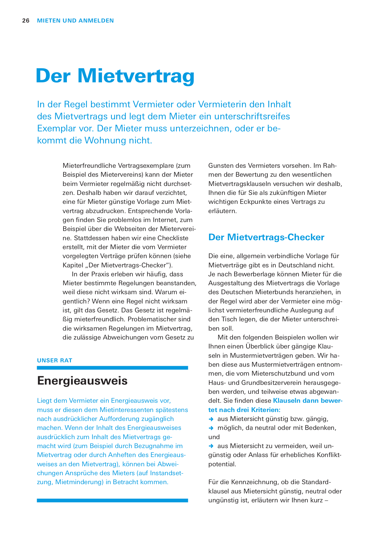 Das Mieter-Set Das Mieter-Set