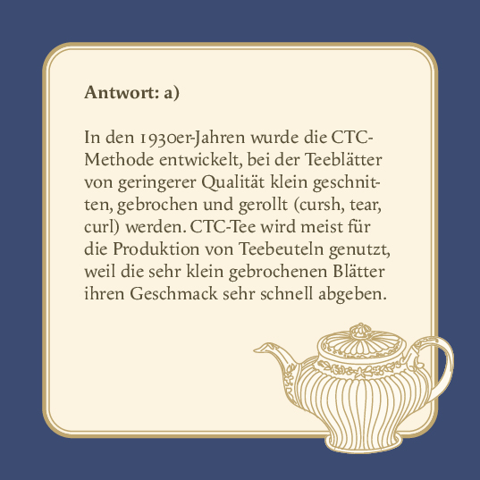Das Tee-Quiz Das Tee-Quiz