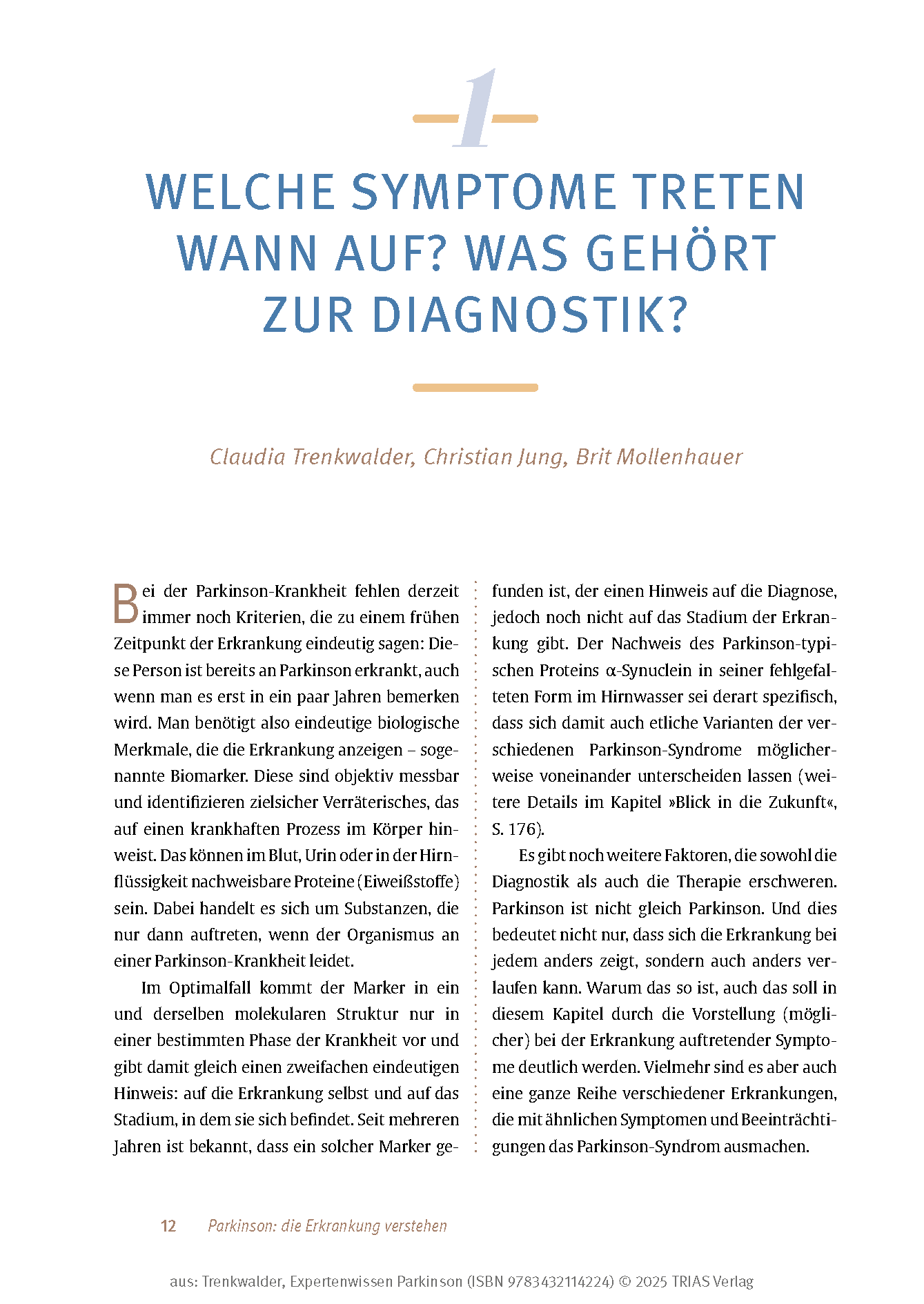 Expertenwissen: Parkinson