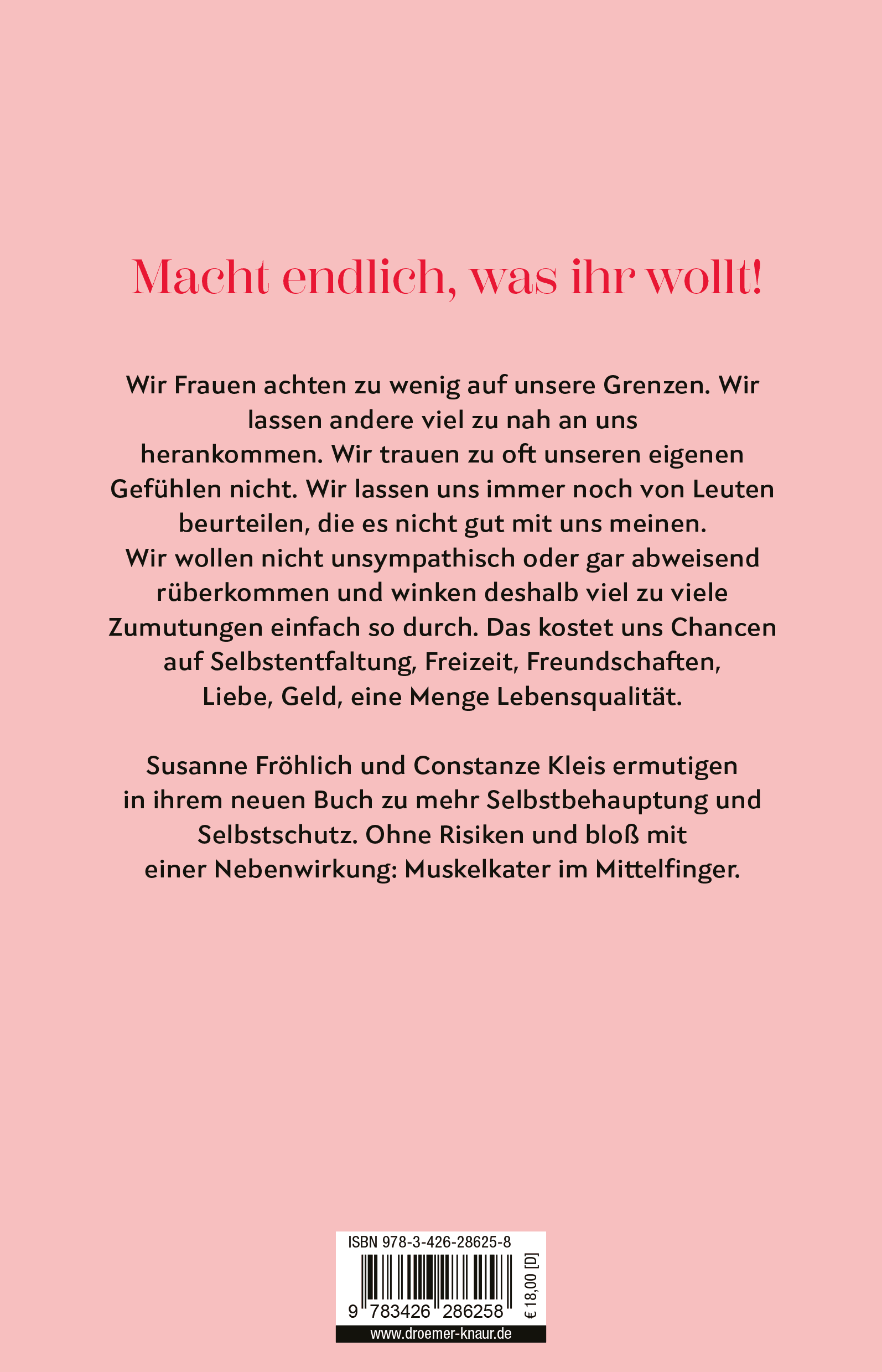 Halte den Kopf hoch und den Mittelfinger höher