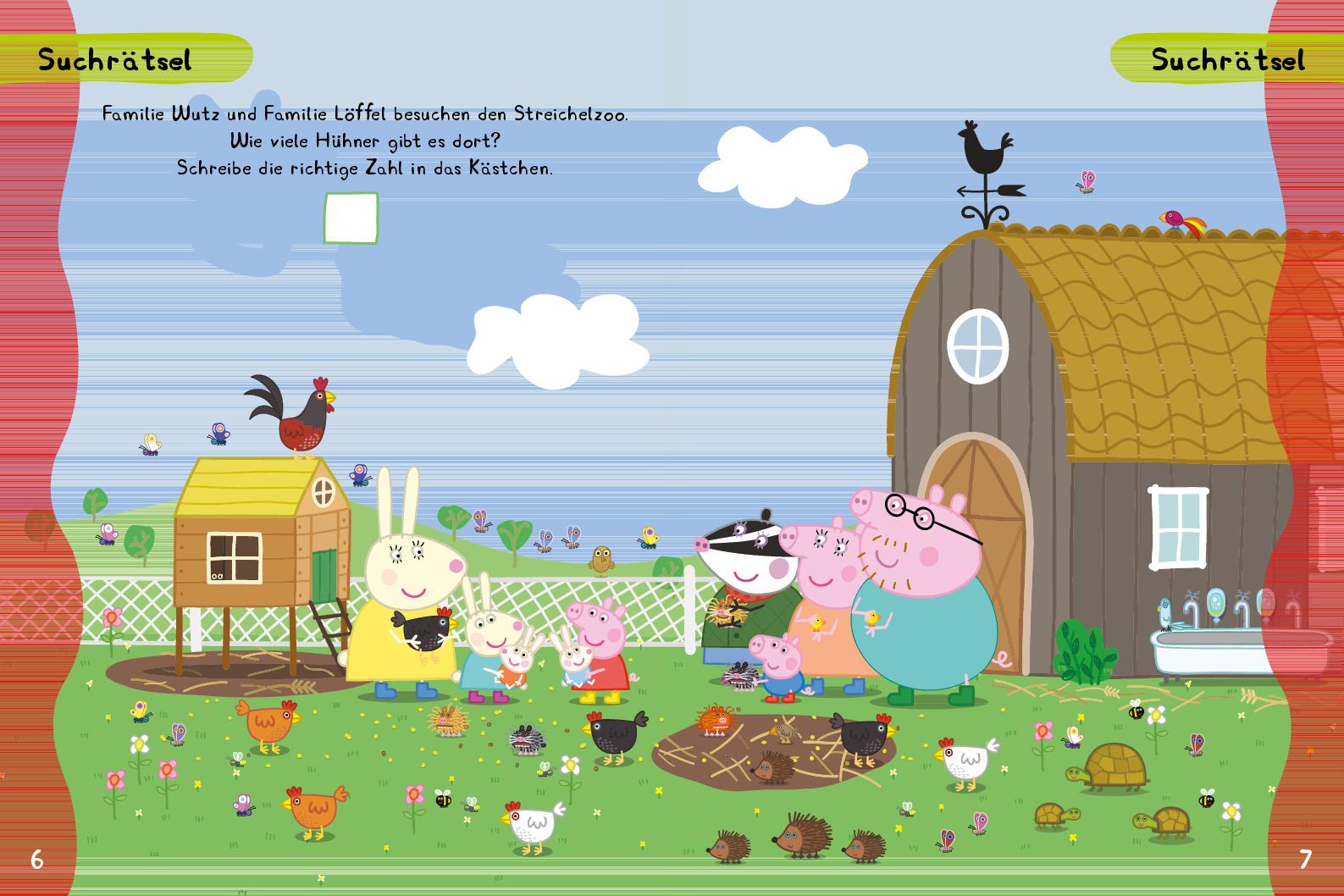 Peppa Pig Rätsel-Spielheft. Rätselbuch mit Stift und abwischbaren Seiten